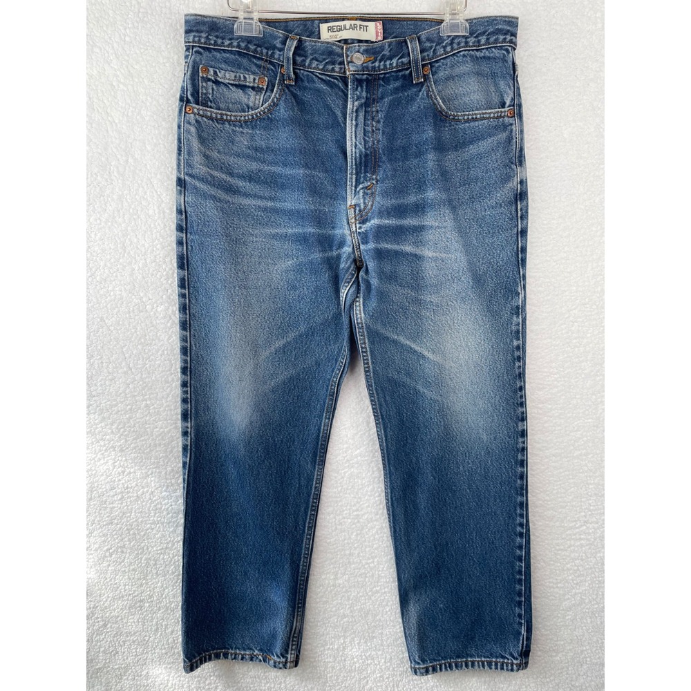 Levis 505 Regular Fit Mens Medium Wash Blue Denim Jeans W36 L29 (Actual 36x28)